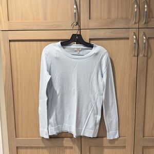 J. Crew Soft Sky Blue Long Sleeve Top